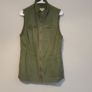 Tunic length military vest